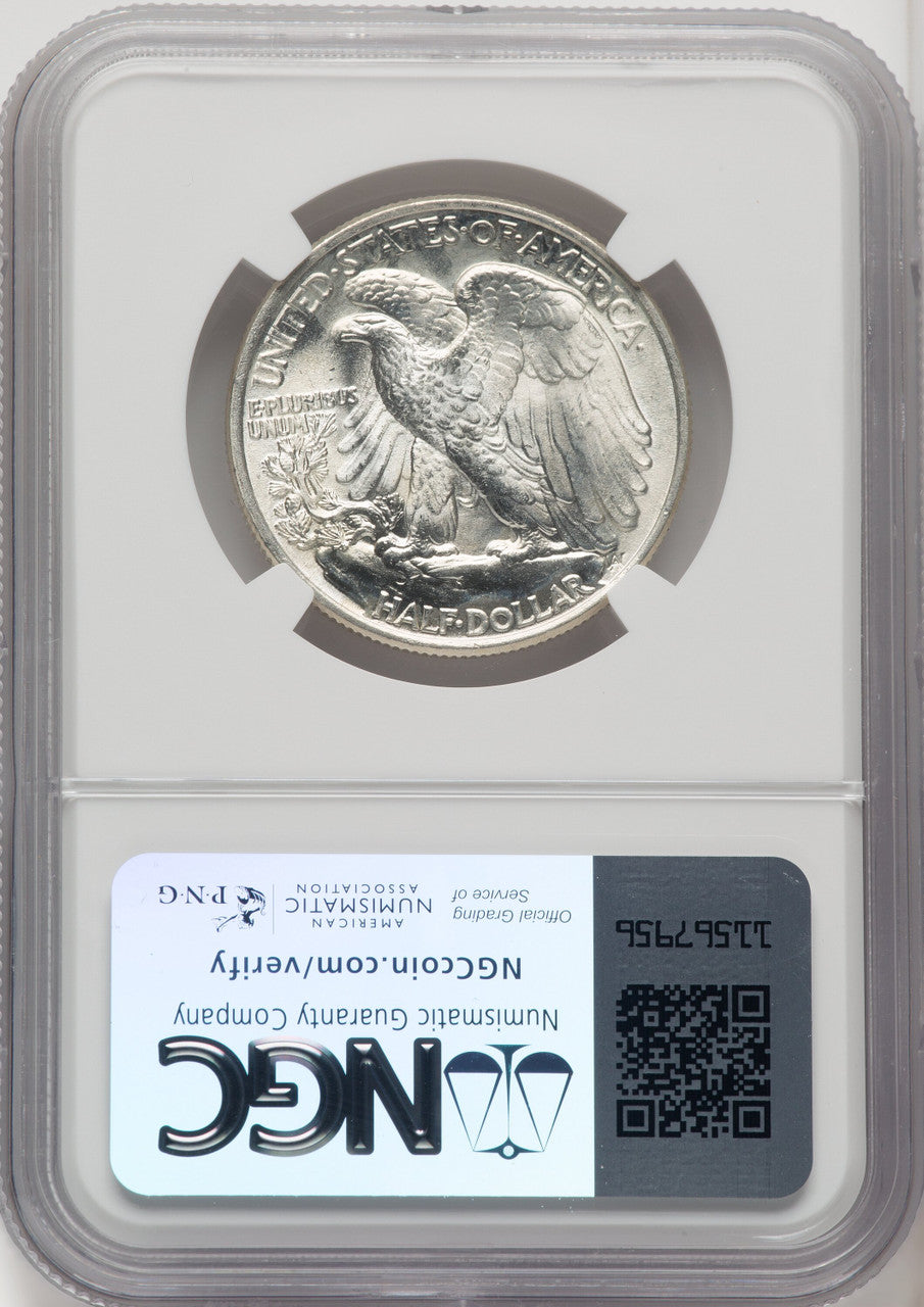 1946 50C Walking Liberty Half Dollar NGC MS67 (765488020)
