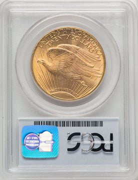 1911-D $20 CAC Saint-Gaudens Double Eagle PCGS MS65