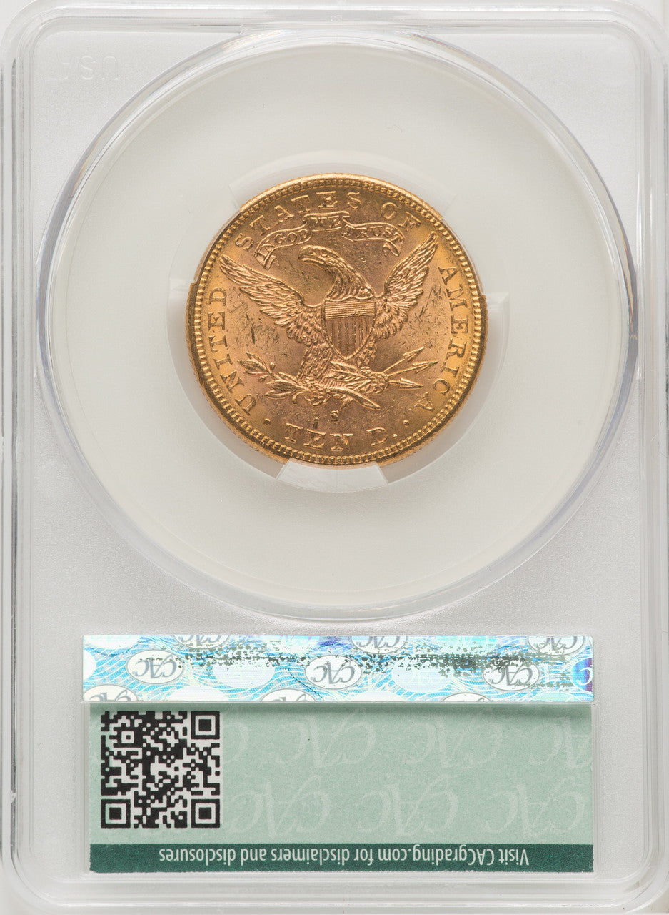 1887-S $10 Liberty Eagle CACG MS63