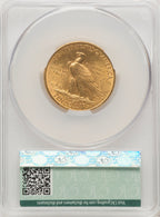 1910 $10 Indian Eagle CACG MS62