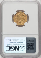 1860 $3 Three Dollar Gold Pieces NGC AU55
