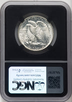 1945 50C Mike Castle Blk Core Franklin Series Walking Liberty Half Dollar NGC MS67