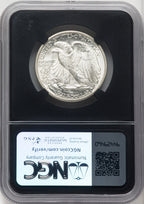 1943-D 50C Mike Castle Blk Core Franklin Series Walking Liberty Half Dollar NGC MS67