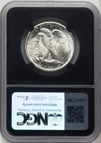 1939 50C Mike Castle Blk Core Franklin Series Walking Liberty Half Dollar NGC MS67+