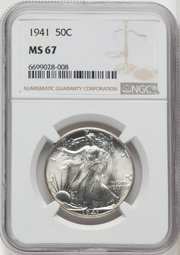1941 50C Walking Liberty Half Dollar NGC MS67 (765488015)