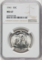 1941 50C Walking Liberty Half Dollar NGC MS67 (765488015)