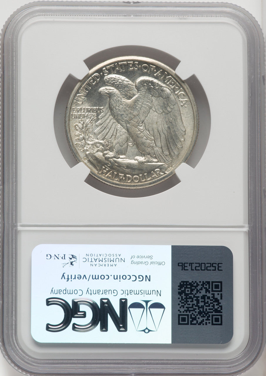 1943-D 50C Walking Liberty Half Dollar NGC MS67 (765523006)