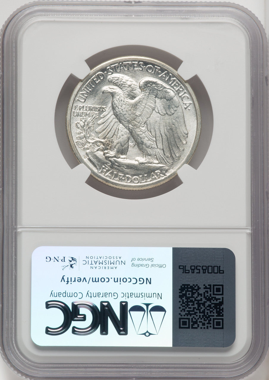 1941-D 50C Walking Liberty Half Dollar NGC MS67 (764290010)