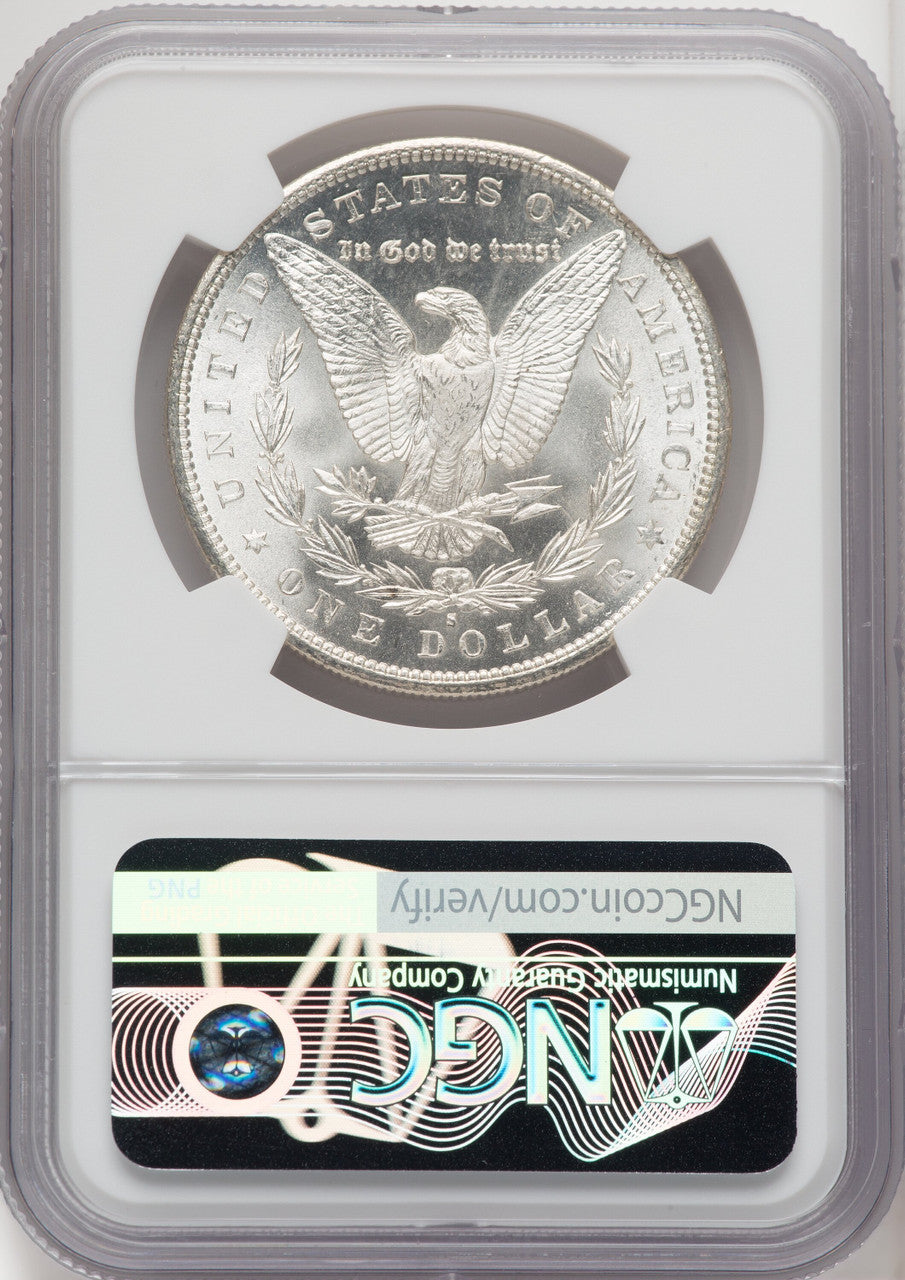 1880-S $1 Green Label Morgan Dollar NGC MS68