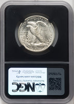 1935 50C Mike Castle Blk Core Franklin Series Walking Liberty Half Dollar NGC MS67