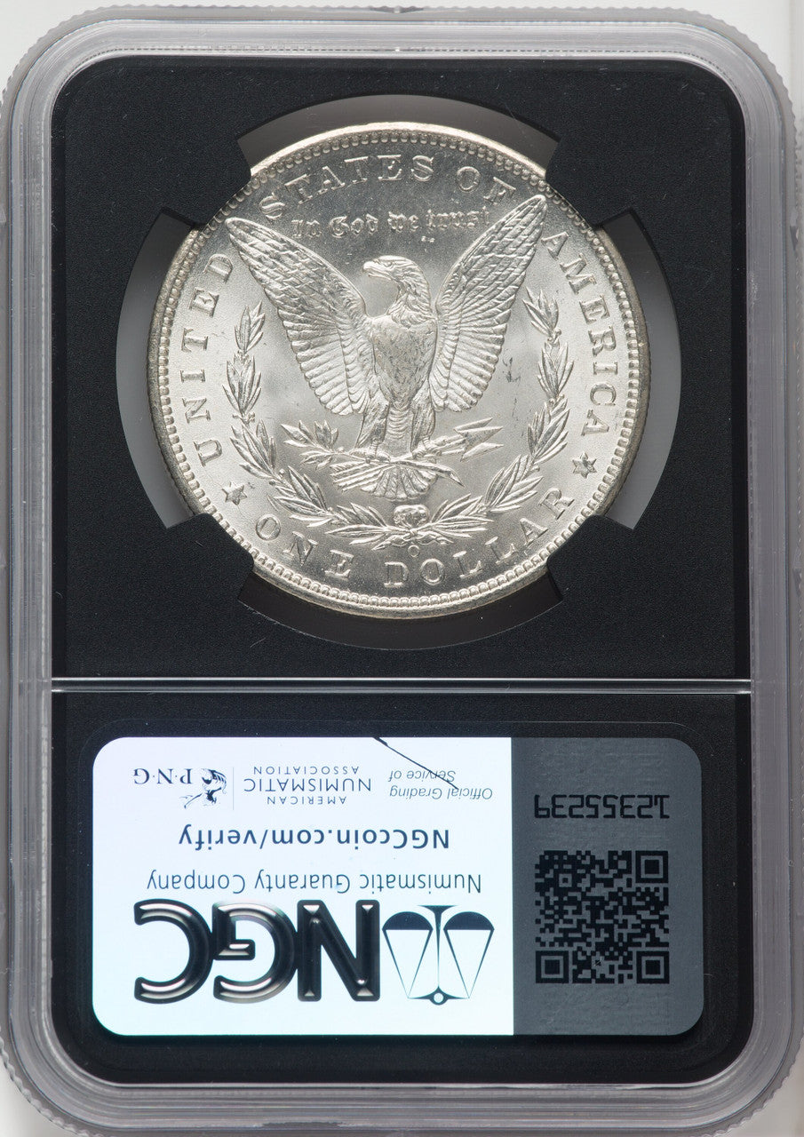 1898-O $1 Mike Castle Blk Core Franklin Series Morgan Dollar NGC MS67 (764009004)