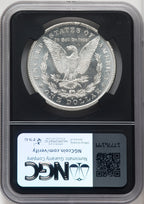 1878-S $1 Mike Castle Blk Core Franklin Series Morgan Dollar NGC MS67