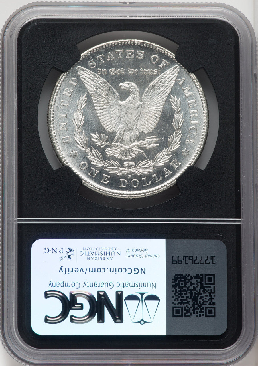 1878-S $1 Mike Castle Blk Core Franklin Series Morgan Dollar NGC MS67
