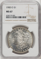 1900-O $1 Morgan Dollar NGC MS67 (518894037)