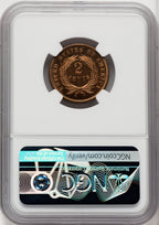 1871 2C CA Proof Two Cent Pieces NGC PR66