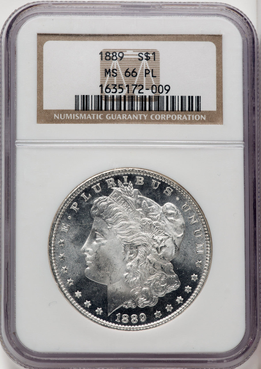 1889 $1 PL Morgan Dollar NGC MS66