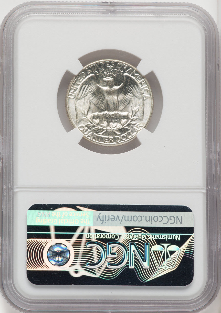 1962 25C Washington Quarter NGC MS67+