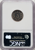 1883 5C SHIELD Proof Shield Nickel NGC PR67