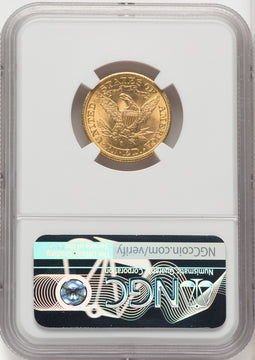 1901-S $5 Liberty Half Eagle NGC MS65 (766853012)
