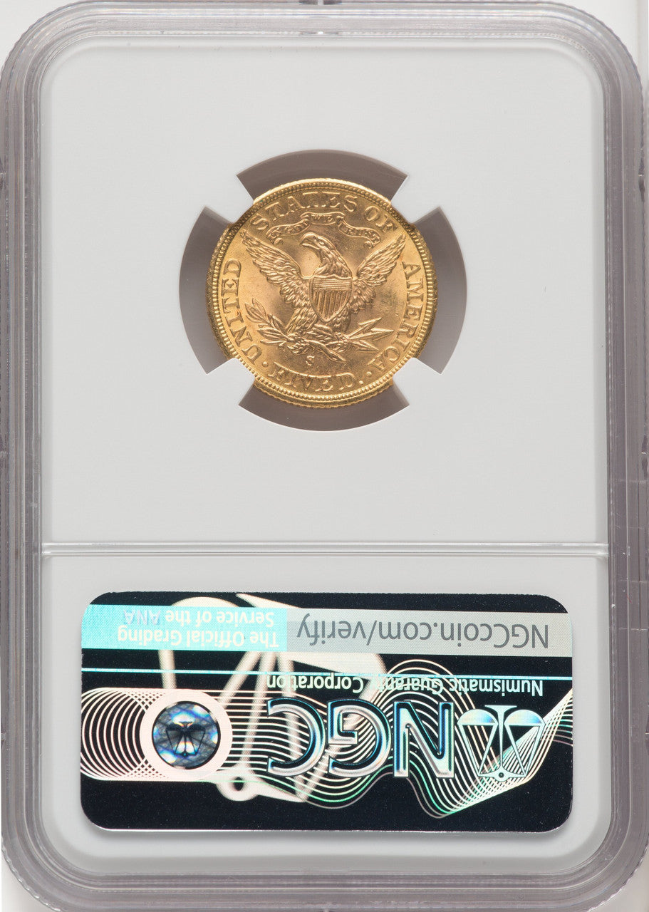 1901-S $5 Liberty Half Eagle NGC MS65 (766853011)