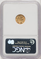 1874 G$1 Gold Dollar NGC MS63 (765562003)