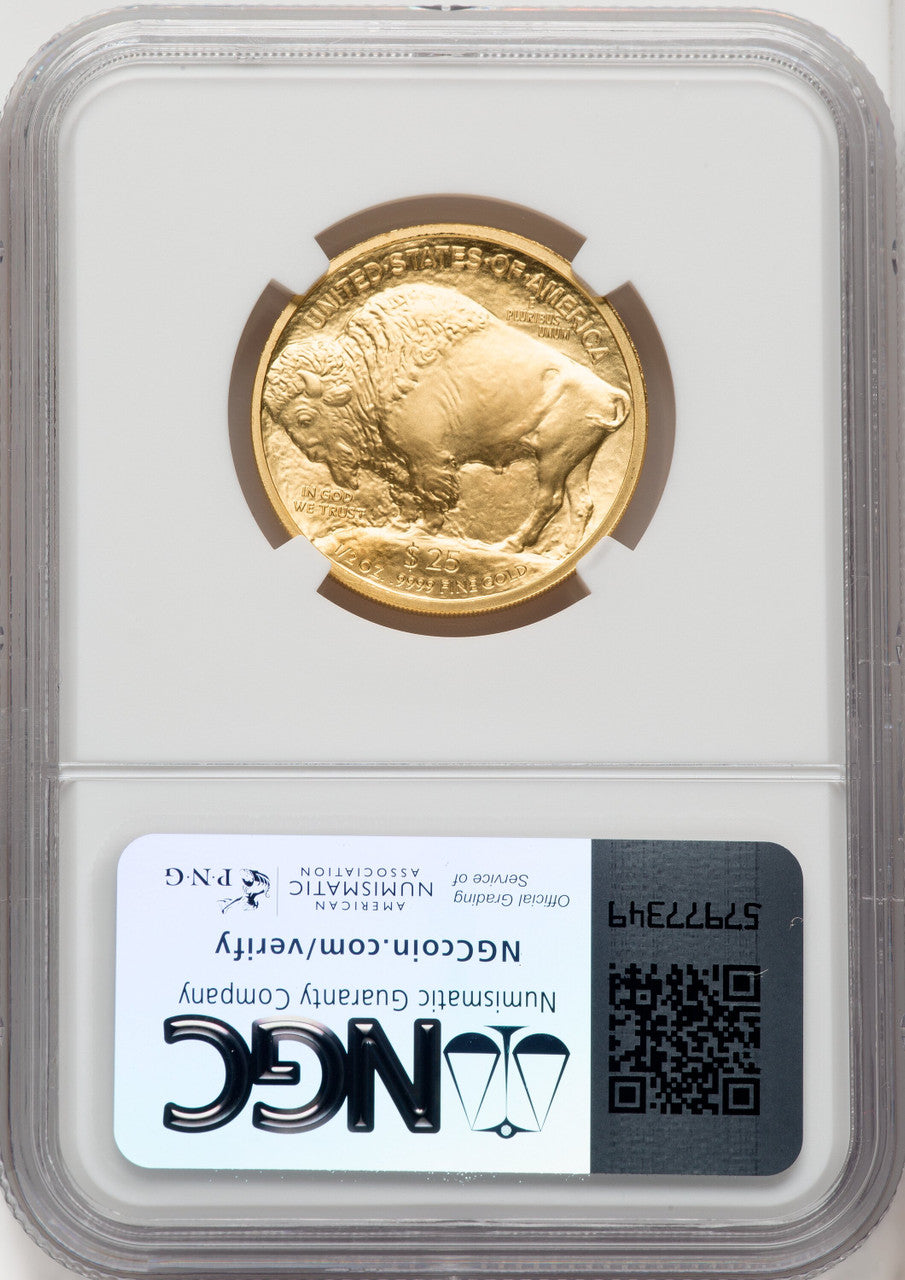 2008-W Half-Ounce Gold Buffalo NGC MS70