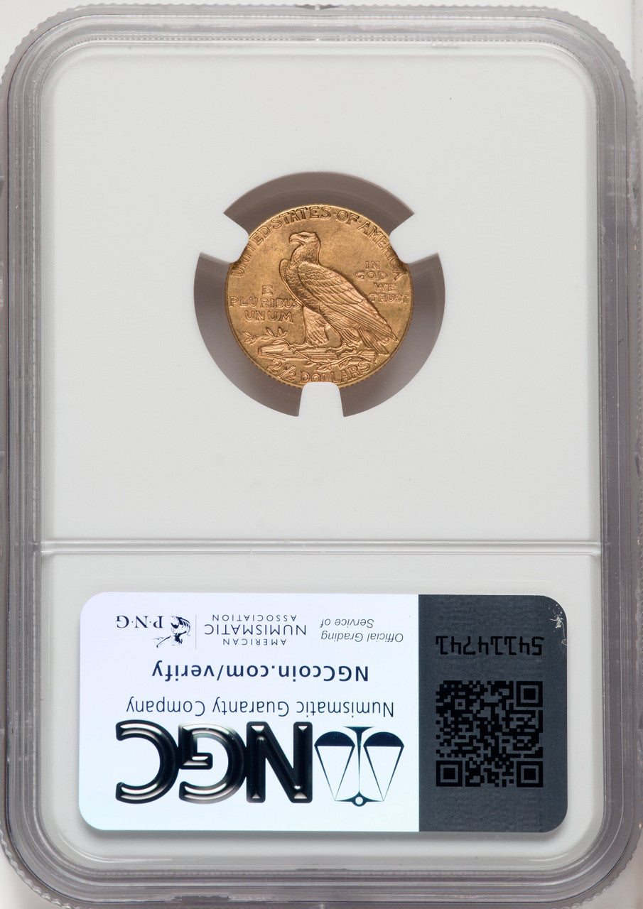 1909 $2.50 Indian Quarter Eagle NGC MS63