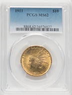 1911 $10 Indian Eagle PCGS MS62