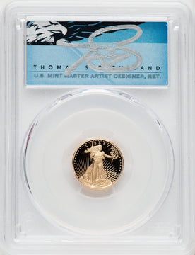2023-W 4-Coin Set Gold American Eagle FDI PCGS PR70 Thomas Cleveland Signed