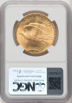 1910 $20 Saint-Gaudens Double Eagle NGC MS65
