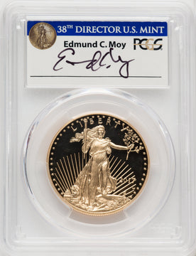 2017-W 1 oz Gold Eagle First Day of Issue PCGS PR70 Ed Moy