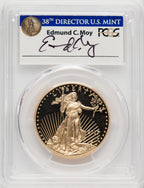 2017-W 1 oz Gold Eagle First Day of Issue PCGS PR70 Ed Moy