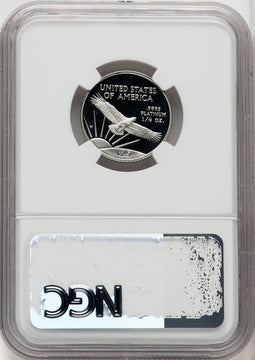 1997-W $25 Quarter-Ounce Platinum Eagle Statue of Liberty Brown Label NGC PF70 (766692008)