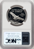 1997-W $100 One-Ounce Platinum Eagle Statue of Liberty Brown Label NGC PF70