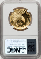2019-W $100 High Relief Enhanced DMPL Brown Label NGC MS70