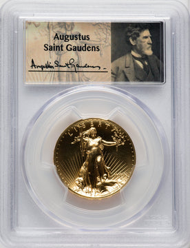 2009 $20 One-Ounce Gold Ultra High Relief Saint-Gaudens Signature PL St. Gaudens Signature PCGS MS70