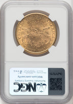1882-S $20 Liberty Double Eagle NGC MS62