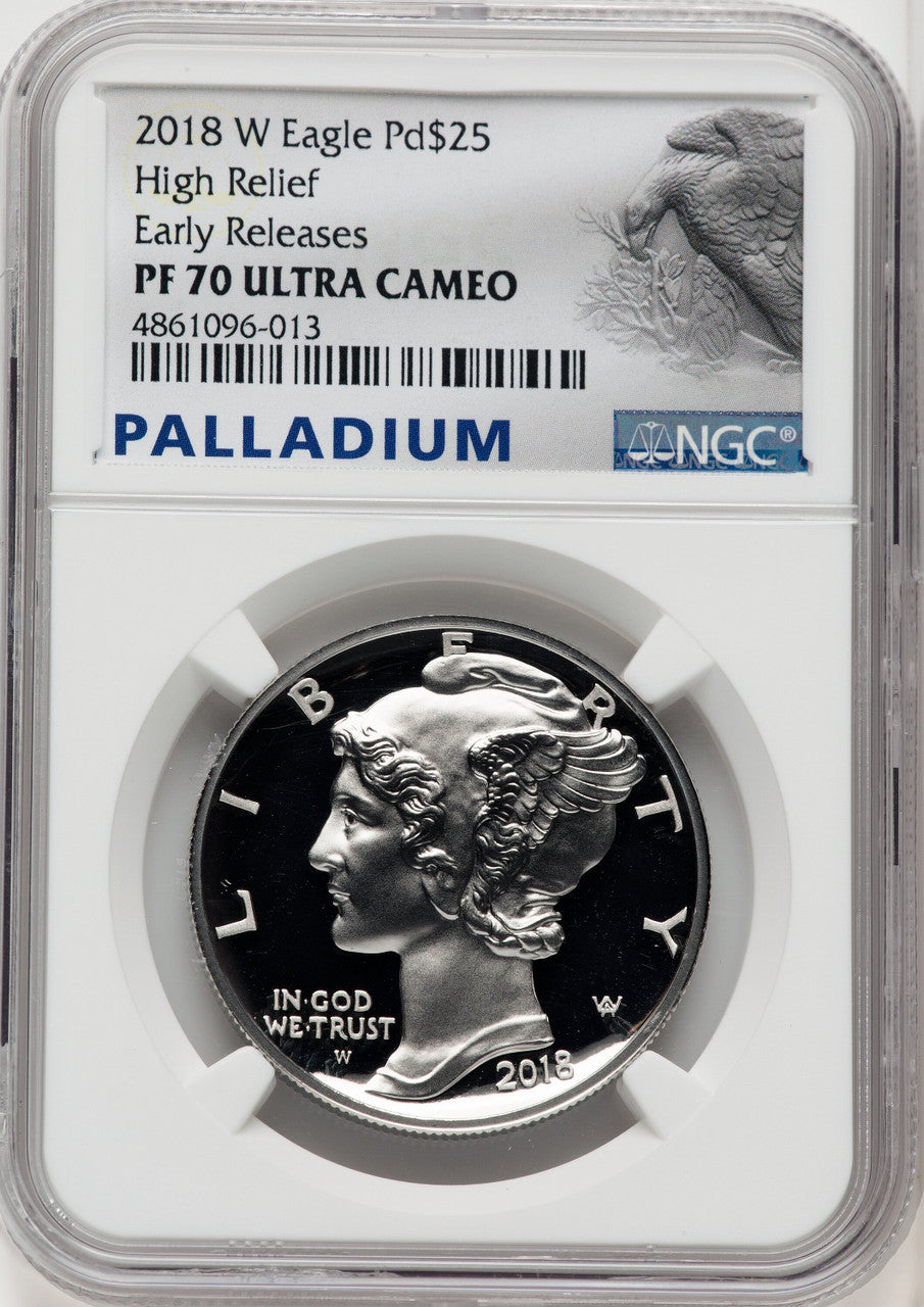 2018-W $25 Palladium First Strike NGC PF70 (765752005)