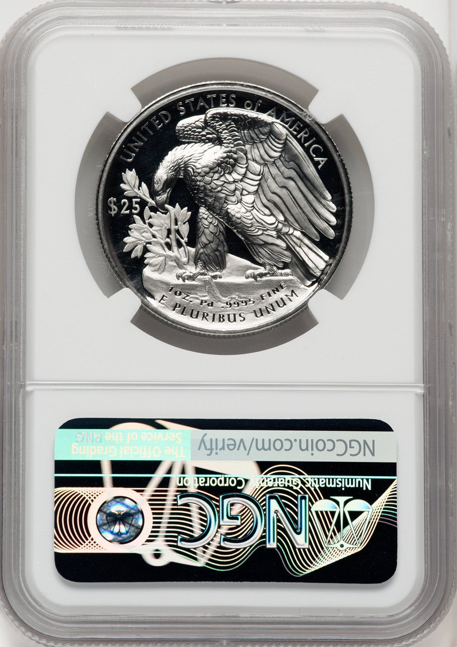 2018-W $25 Palladium First Strike NGC PF70 (765752005)