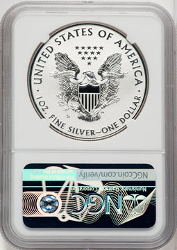 2019-S Silver Eagle Enhanced Reverse Proof ER NGC PF70 Ed Moy