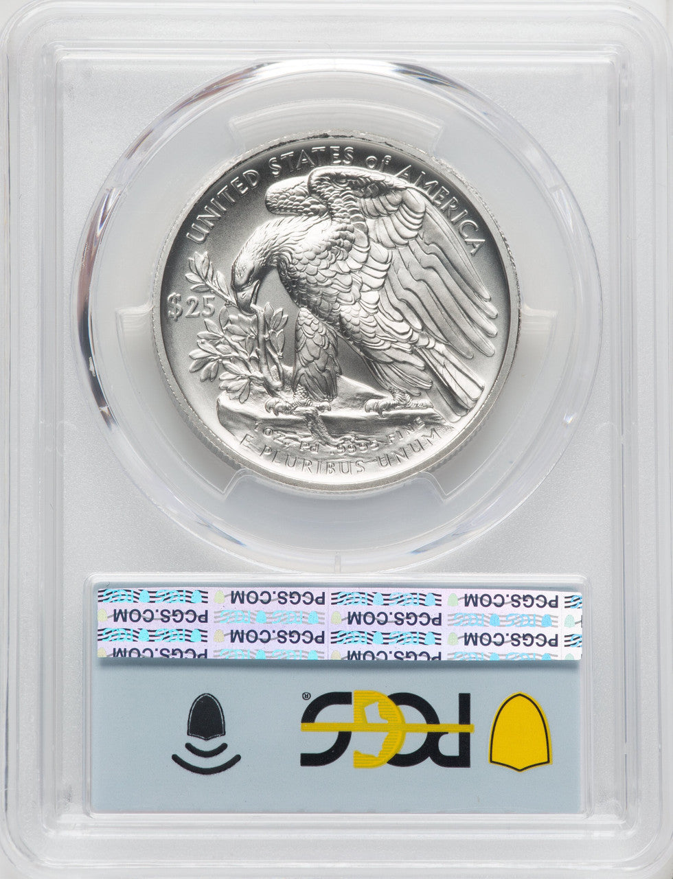 2023-W Burnished Palladium Eagle 1 oz FDI Flag PCGS MS70