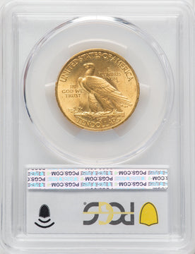 1908 $10 MOTTO Indian Eagle PCGS MS65