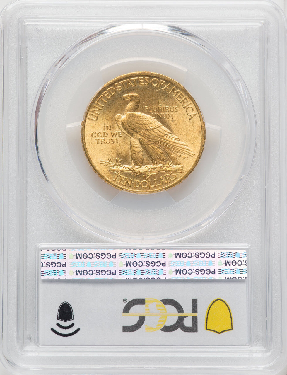 1908 $10 MOTTO Indian Eagle PCGS MS65