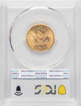 1880-S $5 Liberty Half Eagle PCGS MS65