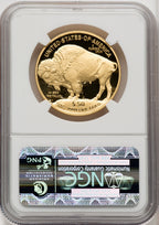 2014-W $50 One-Ounce Gold Buffalo First Strike FR Blue NGC PF70