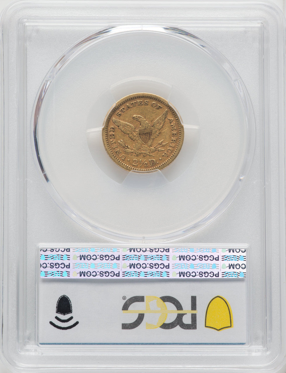1861 $2.50 New Reverse Type 2 Liberty Quarter Eagle PCGS VF30