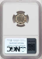 1876 3CN CA Proof Three Cent Nickel NGC PR66