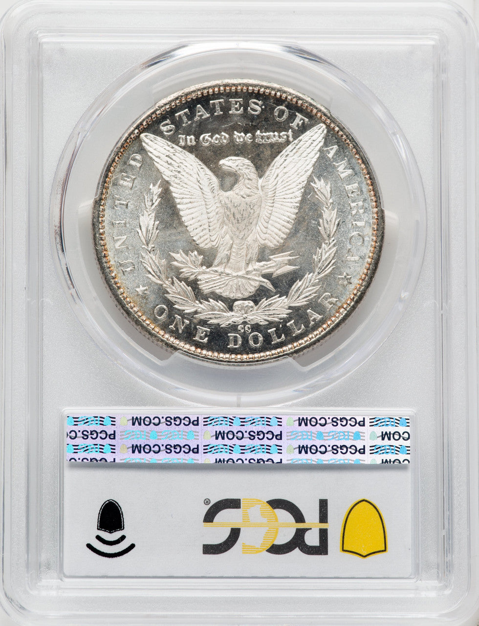 1892-CC $1 PL Morgan Dollar PCGS MS63