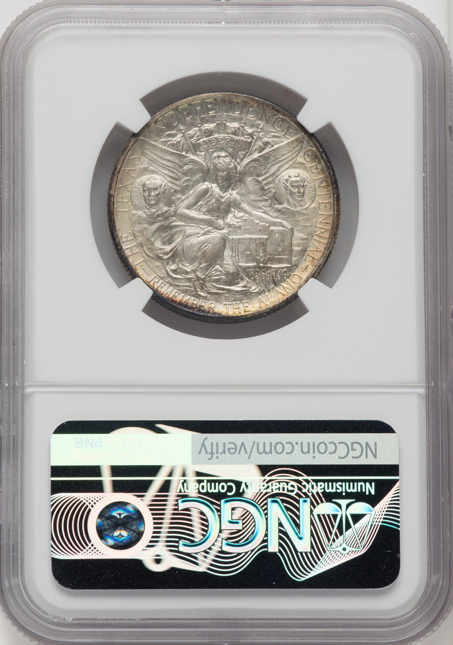 1937-D 50C Texas Commemorative Silver NGC MS68