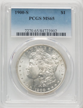 1900-S $1 Morgan Dollar PCGS MS65